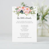 D'accompagnement Carte d'information ou de détails jointe (Debout devant)