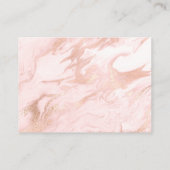 D'accompagnement Carte d'information rose Gold et Blush Mariage (Dos)