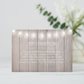 D'accompagnement Carte d'information Rustic Lights (Debout devant)