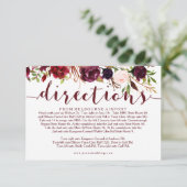 D'accompagnement Carte d'information sur la direction des Mariages  (Debout devant)