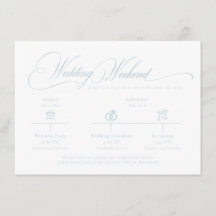Carte d'information sur le mariage au monogramme b