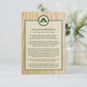 D'accompagnement Carte d'information sur le Mariage et le flambage  (Debout devant)