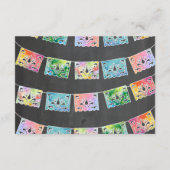 D'accompagnement Carte d'information sur les cactus d'aquarelle Mar (Dos)