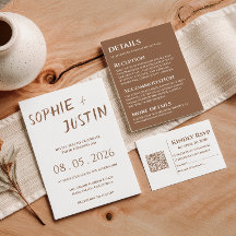 Carte d'information sur les détails du mariage Boh