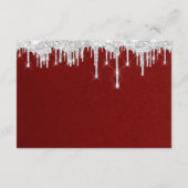 D'accompagnement Carte d'information sur les détails du mariage rou (Dos)