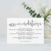 D'accompagnement Carte d'information sur les logements rustiques (Debout devant)