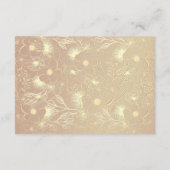 D'accompagnement Carte d'information sur l'hôtel pour mariage flora (Dos)