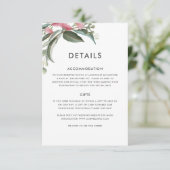 D'accompagnement Carte d'informations sur la feuille de gomme origi (Debout devant)