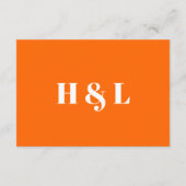 D'accompagnement Carte d'informations sur le Mariage en gras rose c (Dos)