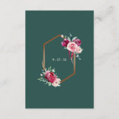 D'accompagnement Carte d'informations sur le saumon rouge, le saumo (Dos)