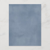 D'accompagnement Carte d'insertion aquarelle dégradé bleu ardoise p (Dos)