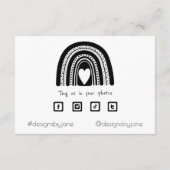 D'accompagnement Carte d'insertion Black Rainbow Coupon pour petite (Dos)