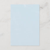 D'accompagnement Carte d'insertion classique Fleurs blanches (Dos)