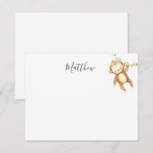 D'accompagnement carte d'insertion de baby shower (Devant / Derrière)