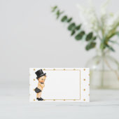 D'accompagnement Carte d'insertion de baby shower (Debout devant)