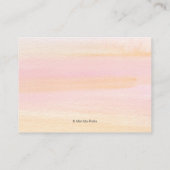 D'accompagnement Carte d'insertion de Baby shower rose pastel (Dos)