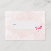 D'accompagnement Carte d'insertion de baby shower tropical de tombo (Dos)