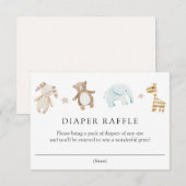 D'accompagnement Carte d'insertion de barrette de baby shower (Devant / Derrière)