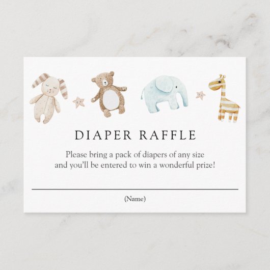 D'accompagnement Carte d'insertion de barrette de baby shower (Devant)