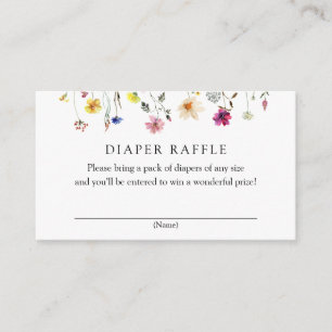 D'accompagnement Carte d'insertion de barrettes fleur sauvage