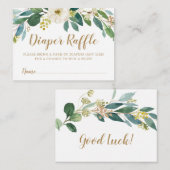 D'accompagnement Carte d'insertion de caleçon vert (Devant / Derrière)