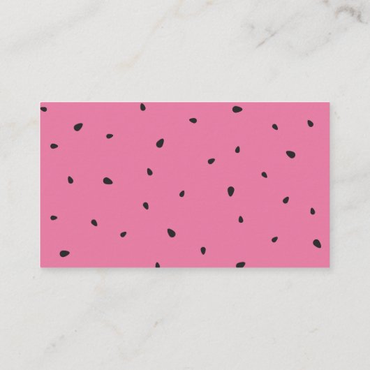 D'accompagnement Carte d'insertion de carafe de pastèque (Dos)