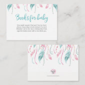 D'accompagnement Carte d'insertion de demande de Baby shower de rés (Devant / Derrière)