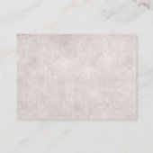 D'accompagnement Carte d'insertion de demande de chanson de mariage (Dos)