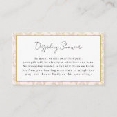 D'accompagnement Carte d'insertion de douche d'affichage de poire p (Devant)