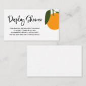 D'accompagnement Carte d'insertion de douche d'affichage Little Cut (Devant / Derrière)