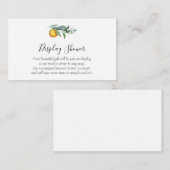 D'accompagnement Carte d'insertion de douche d'affichage Little Cut (Devant / Derrière)