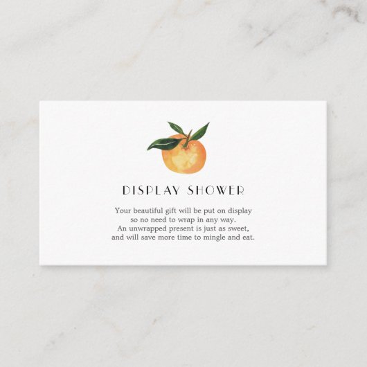 D'accompagnement Carte d'insertion de douche d'affichage Little Cut (Devant)