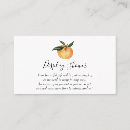 D'accompagnement Carte d'insertion de douche d'affichage Little Cut (Devant)