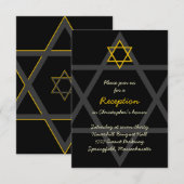 D'accompagnement Carte d'insertion de la réception de la Barre Noir (Devant / Derrière)