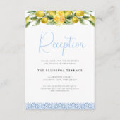 D'accompagnement Carte d'insertion de la réception La Dolce Vita (Devant)