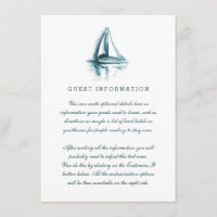 Carte d'insertion de mariage à l'aquarelle avec ba