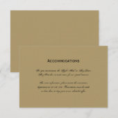 D'accompagnement Carte d'insertion de mariage de mascarade de (Devant / Derrière)