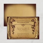 D'accompagnement Carte d'insertion de Mariage de temps (Devant / Derrière)