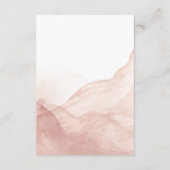 D'accompagnement Carte d'insertion de mariage Gold Greenery (Dos)