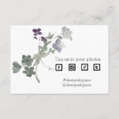 D'accompagnement Carte d'insertion de Merci violet Coupon pour peti (Dos)