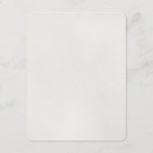 D'accompagnement Carte d'insertion de Parties scintillant Confetti  (Dos)