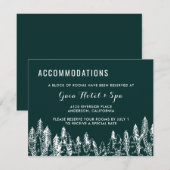 D'accompagnement Carte d'insertion de plage de montagne (Devant / Derrière)