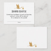 D'accompagnement Carte d'insertion de rabat à rabat Preppy Gold Sto (Devant / Derrière)