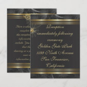 D'accompagnement Carte d'insertion de réception Araignées d'or (Devant / Derrière)