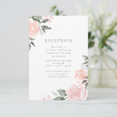 D'accompagnement Carte d'insertion de réception Garden Blooms (Debout devant)