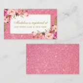 D'accompagnement Carte d'insertion de registre de douche en or Part (Devant / Derrière)