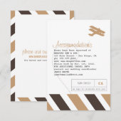 D'accompagnement Carte d'insertion d'informations de voyage d'Airma (Devant / Derrière)