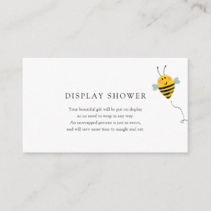 D'accompagnement Carte d'insertion du Baby shower d'affichage des a