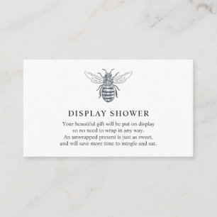 D'accompagnement Carte d'insertion du Baby shower d'affichage des a