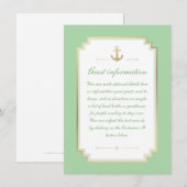 D'accompagnement Carte d'insertion du Mariage blanc de la Mention p (Devant / Derrière)